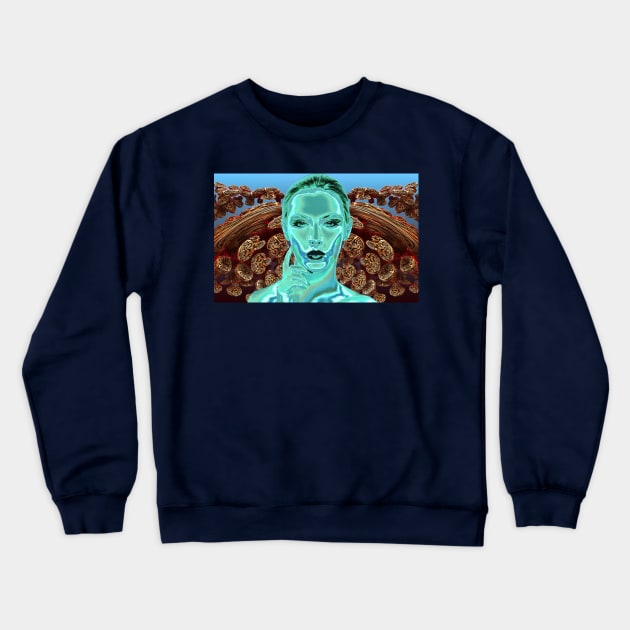 Ask! Crewneck Sweatshirt by AlexMir